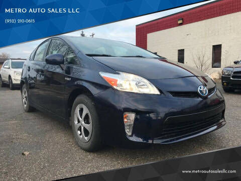 2013 Toyota Prius for sale at METRO AUTO SALES LLC in Lino Lakes MN