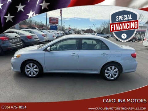 2012 Toyota Corolla for sale at Carolina Motors in Thomasville NC