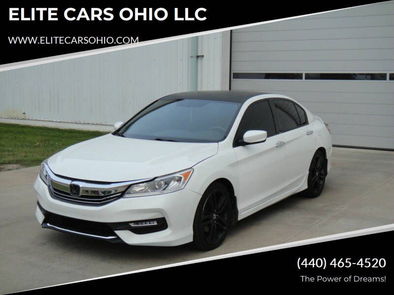 2017 Honda Accord for sale at ELITE CARS OHIO LLC in Solon OH