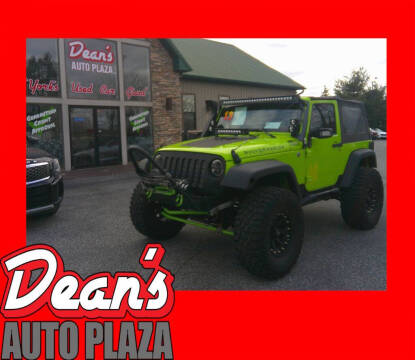 2013 Jeep Wrangler for sale at Dean's Auto Plaza in York PA