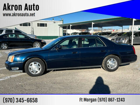 2005 Cadillac DeVille for sale at Akron Auto in Akron CO