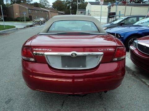 2004 Chrysler Sebring Limited
