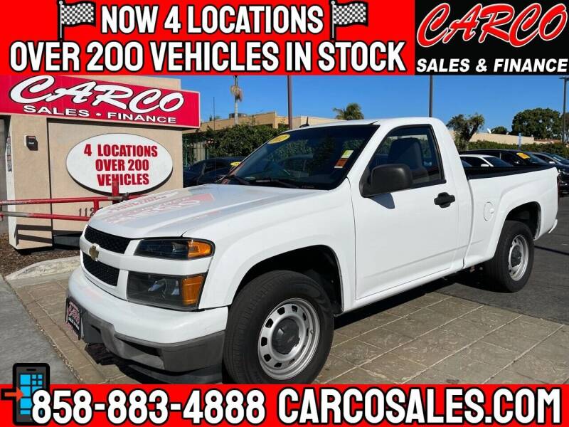 2012 Chevrolet Colorado for sale at CARCO OF POWAY in Poway CA