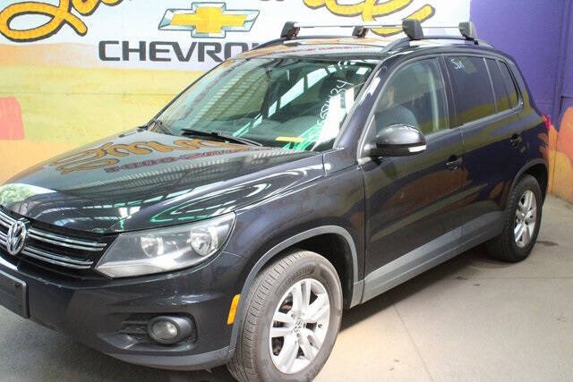 Used 2015 Volkswagen Tiguan Trendline with VIN WVGKV7AX4FW558434 for sale in Grand Ledge, MI