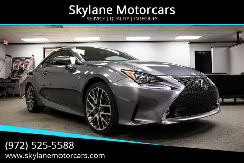 2016 Lexus RC 350 for sale at Skylane Motorcars in Carrollton TX