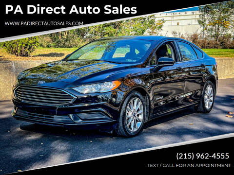 2017 Ford Fusion Hybrid for sale at PA Direct Auto Sales in Levittown PA