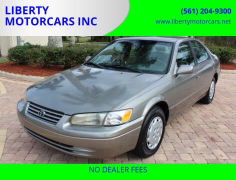 1999 Toyota Camry for sale at LIBERTY MOTORCARS INC in Royal Palm Beach FL