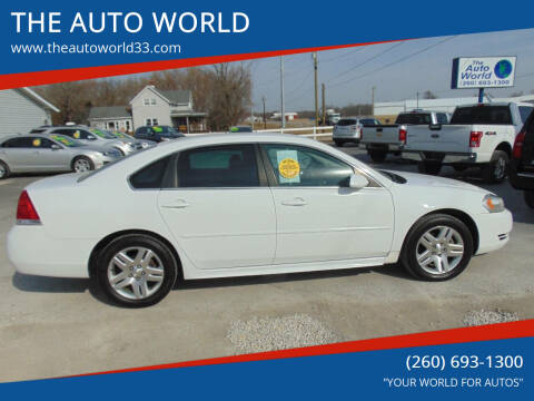 2013 Chevrolet Impala for sale at THE AUTO WORLD in Churubusco IN