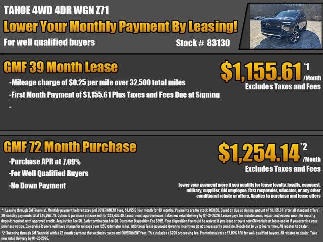 2026 Chevrolet Tahoe Z71