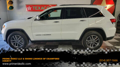 2021 Jeep Grand Cherokee for sale at PRIME RIDEZ LLC & RHINO LININGS OF CRAWFORD COUNTY in Meadville PA