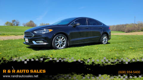 2017 Ford Fusion for sale at R & R AUTO SALES in Juda WI