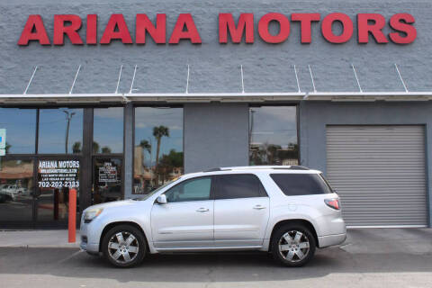 2016 GMC Acadia for sale at Ariana Motors LLC- Boulder highway in Las Vegas NV