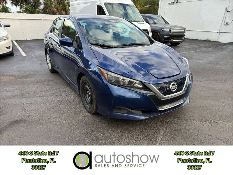 2021 Nissan LEAF for sale at AUTOSHOW SALES & SERVICE in Plantation FL