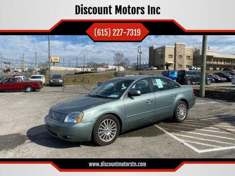 2005 Mercury Montego for sale at Discount Motors Inc in Nashville TN