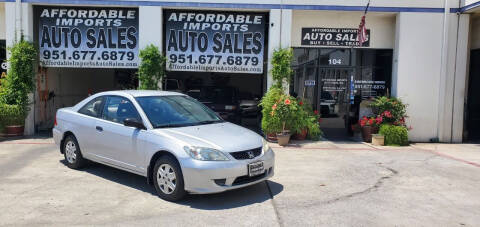 2004 Honda Civic for sale at Affordable Imports Auto Sales in Murrieta CA