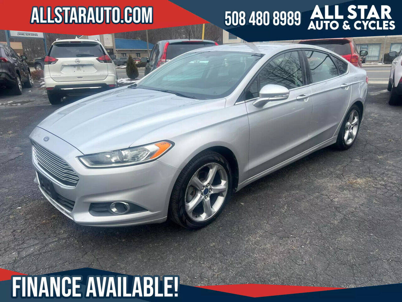 2014 Ford Fusion for sale at All Star Auto  Cycles in Marlborough, MA