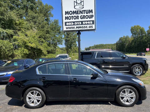 2012 Infiniti G37 Sedan for sale at Momentum Motor Group in Lancaster SC