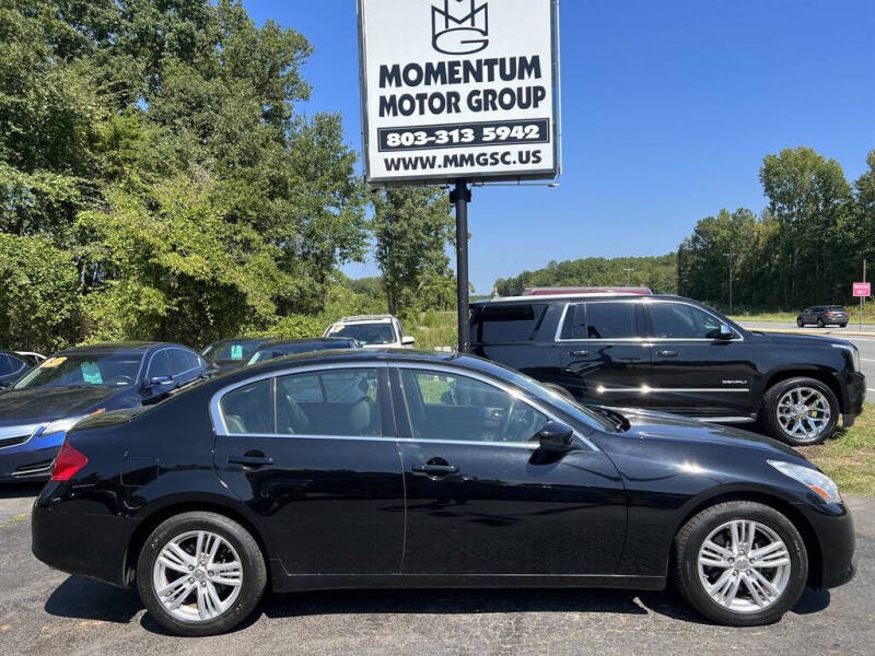 2012 Infiniti G37 Sedan for sale at Momentum Motor Group in Lancaster SC