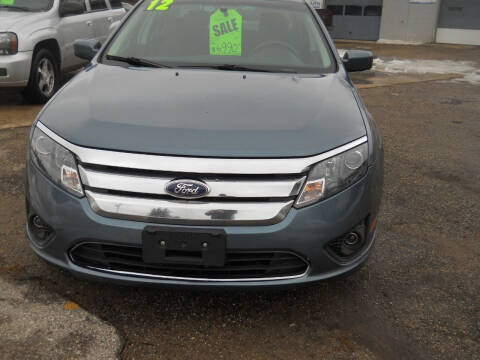 2012 Ford Fusion for sale at Shaw Motor Sales in Kalkaska MI