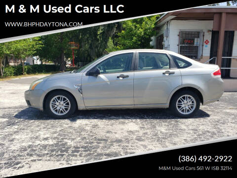 2008 Ford Focus for sale at M & M Used Cars LLC in Daytona Beach FL