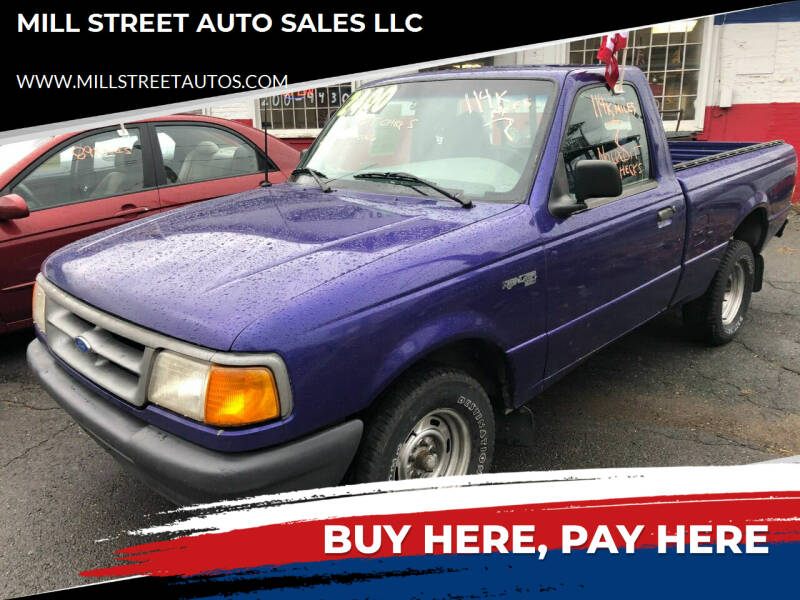 1995 Ford Ranger for sale at MILL STREET AUTO SALES LLC in Vernon CT