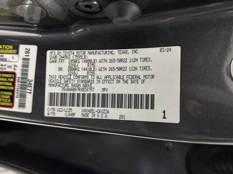 2024 Toyota Sequoia Capstone