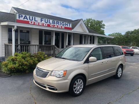 2015 Chrysler Town and Country for sale at Paul Fulbright Used Cars in Greenville SC