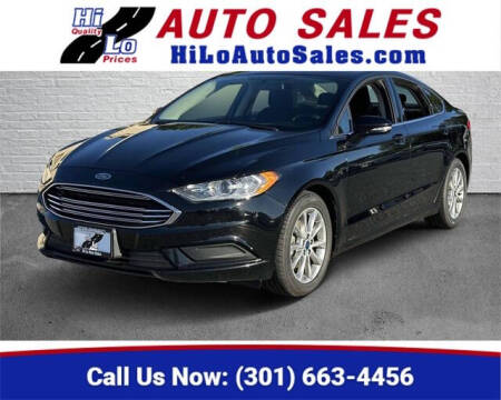 2017 Ford Fusion for sale at Hi-Lo Auto Sales in Frederick MD