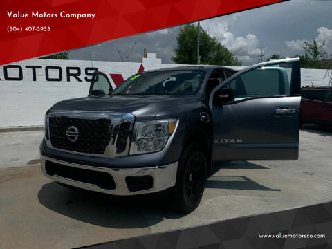 2017 Nissan Titan for sale at Value Motors Company in Marrero LA