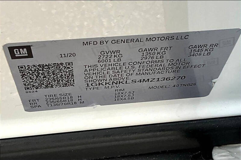 2021 GMC Acadia SLE