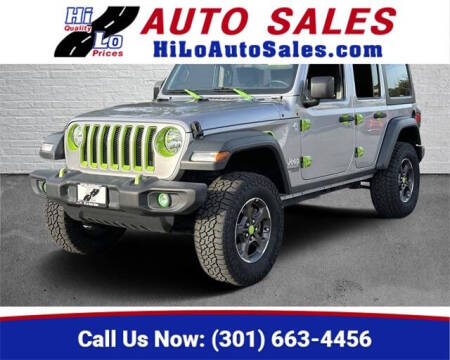 2018 Jeep Wrangler Unlimited for sale at Hi-Lo Auto Sales in Frederick MD