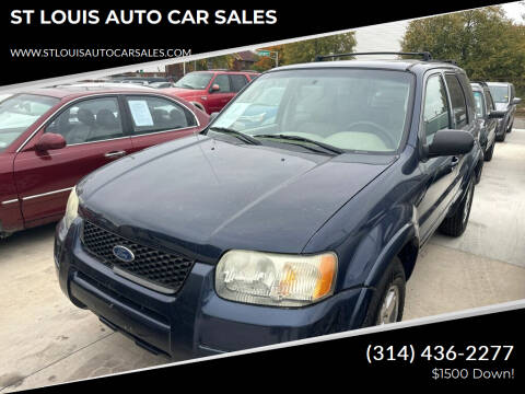 2003 Ford Escape for sale at ST LOUIS AUTO CAR SALES in Saint Louis MO