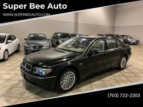 2004 BMW 7 Series for sale at Super Bee Auto in Chantilly VA