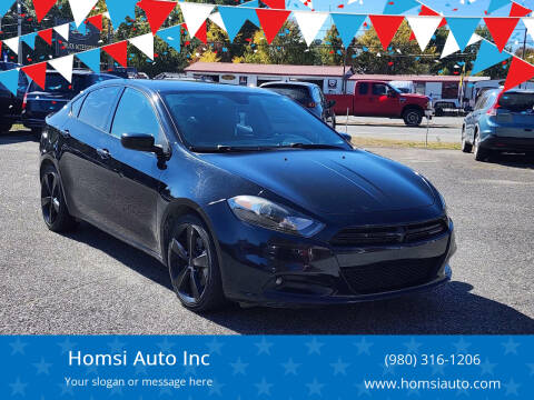 2016 Dodge Dart for sale at Homsi Auto Inc in Kannapolis NC