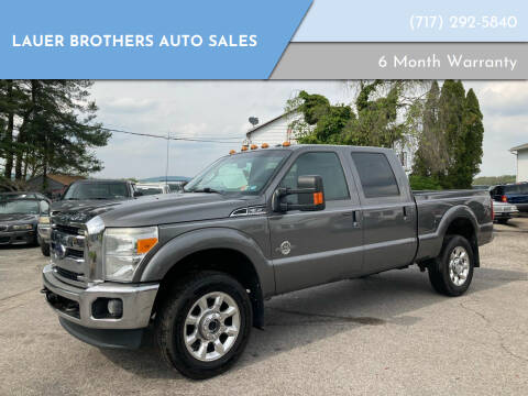 2012 Ford F-350 Super Duty for sale at LAUER BROTHERS AUTO SALES in Dover PA