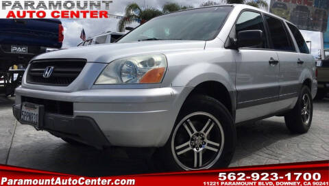 2005 Honda Pilot for sale at PARAMOUNT AUTO CENTER in Downey CA