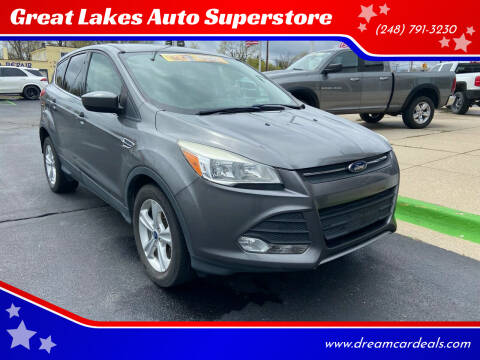 2014 Ford Escape for sale at Great Lakes Auto Superstore in Waterford Township MI