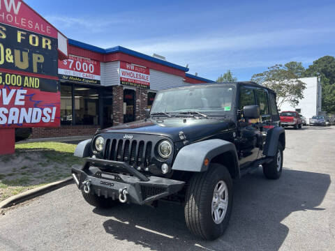 2015 Jeep Wrangler Unlimited for sale at HW Auto Wholesale in Norfolk VA