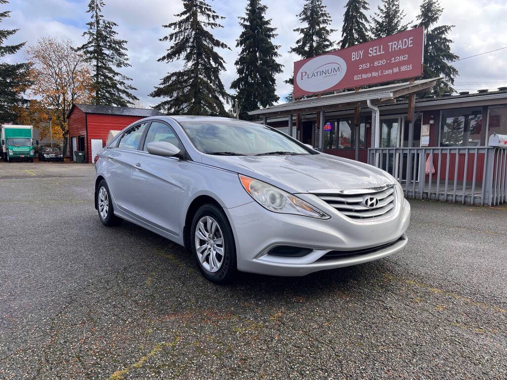 2012 Hyundai SONATA for sale at PLATINUM AUTO SALES INC in Lacey, WA