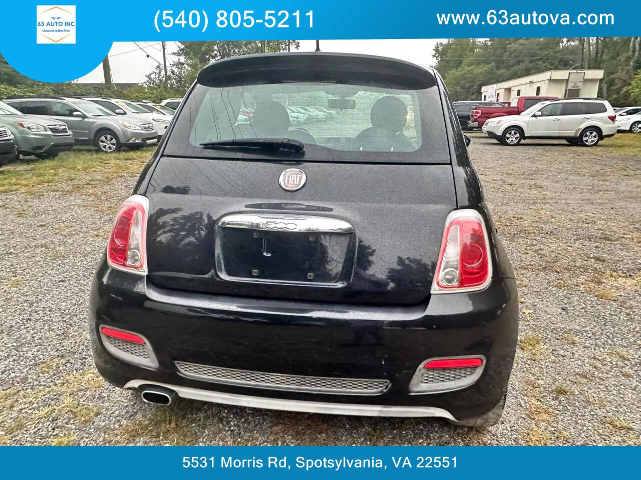 2013 FIAT 500 for sale at 63 Auto Inc in Spotsylvania, VA