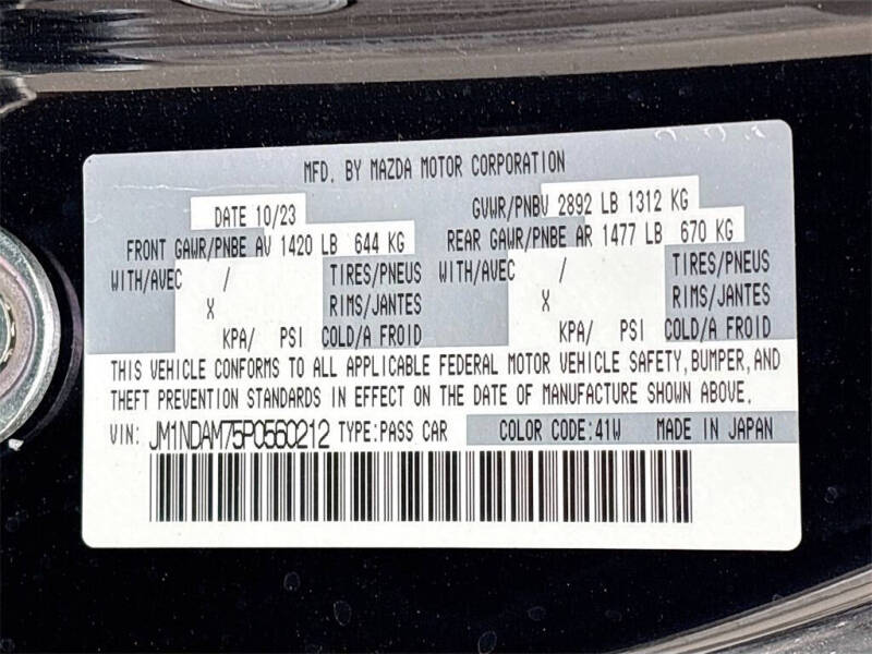 2023 Mazda MX-5 Miata RF Grand Touring