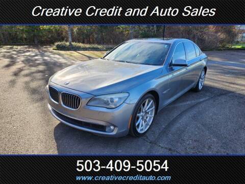 2012 BMW 7 Series for sale at Creative Credit & Auto Sales in Salem OR