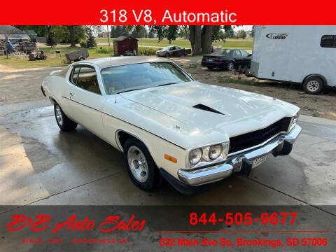 1973 Plymouth Satellite for sale at B & B Auto Sales in Brookings SD
