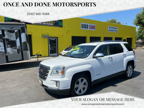 2017 GMC Terrain for sale at Once and Done Motorsports in Chico CA