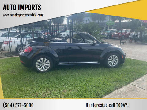 2018 Volkswagen Beetle Convertible for sale at AUTO IMPORTS in Metairie LA