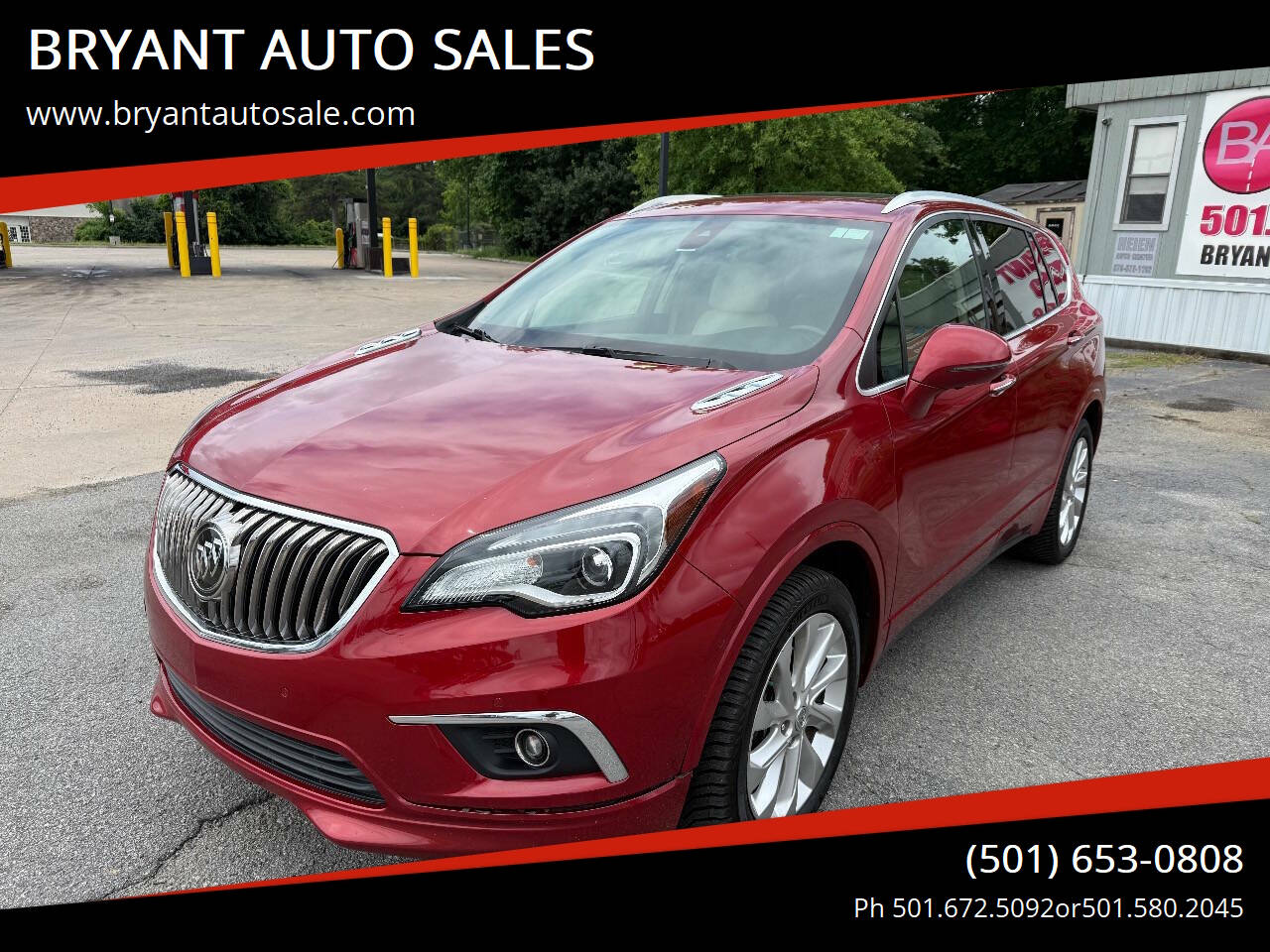 Red 2016 Buick Envision Premium II AWD Premium II 4dr Crossover 1