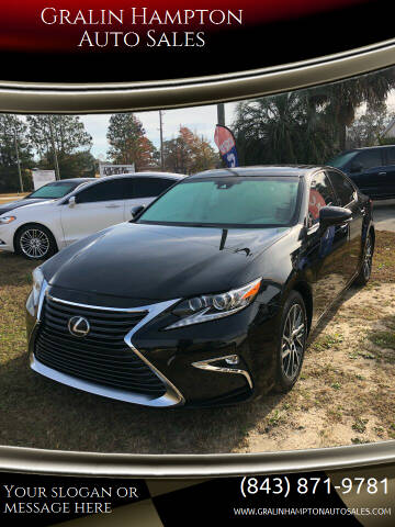 2016 Lexus ES 350 for sale at Gralin Hampton Auto Sales in Summerville SC