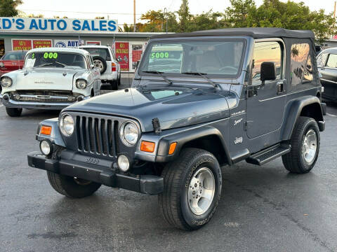 2002 Jeep Wrangler for sale at KD's Auto Sales in Pompano Beach FL