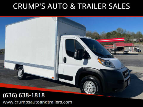 2019 RAM ProMaster for sale at CRUMP'S AUTO & TRAILER SALES in Crystal City MO