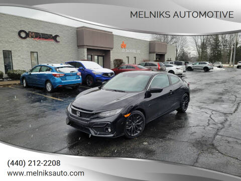2020 Honda Civic for sale at Melniks Automotive in Berea OH